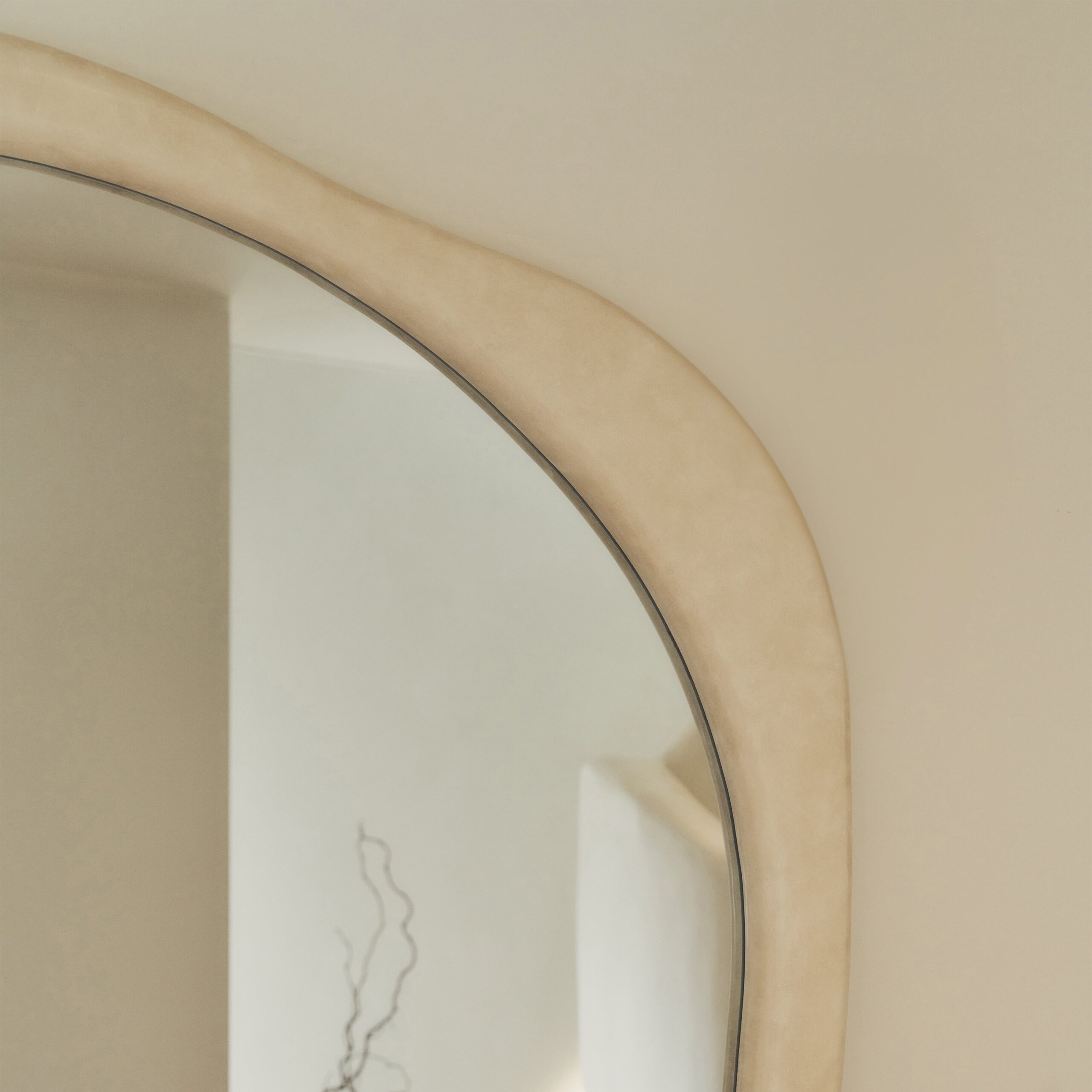 Arcurva - Extra Large Full Length Concrete Irregular Mirror 190cm x 120cm - Image 5