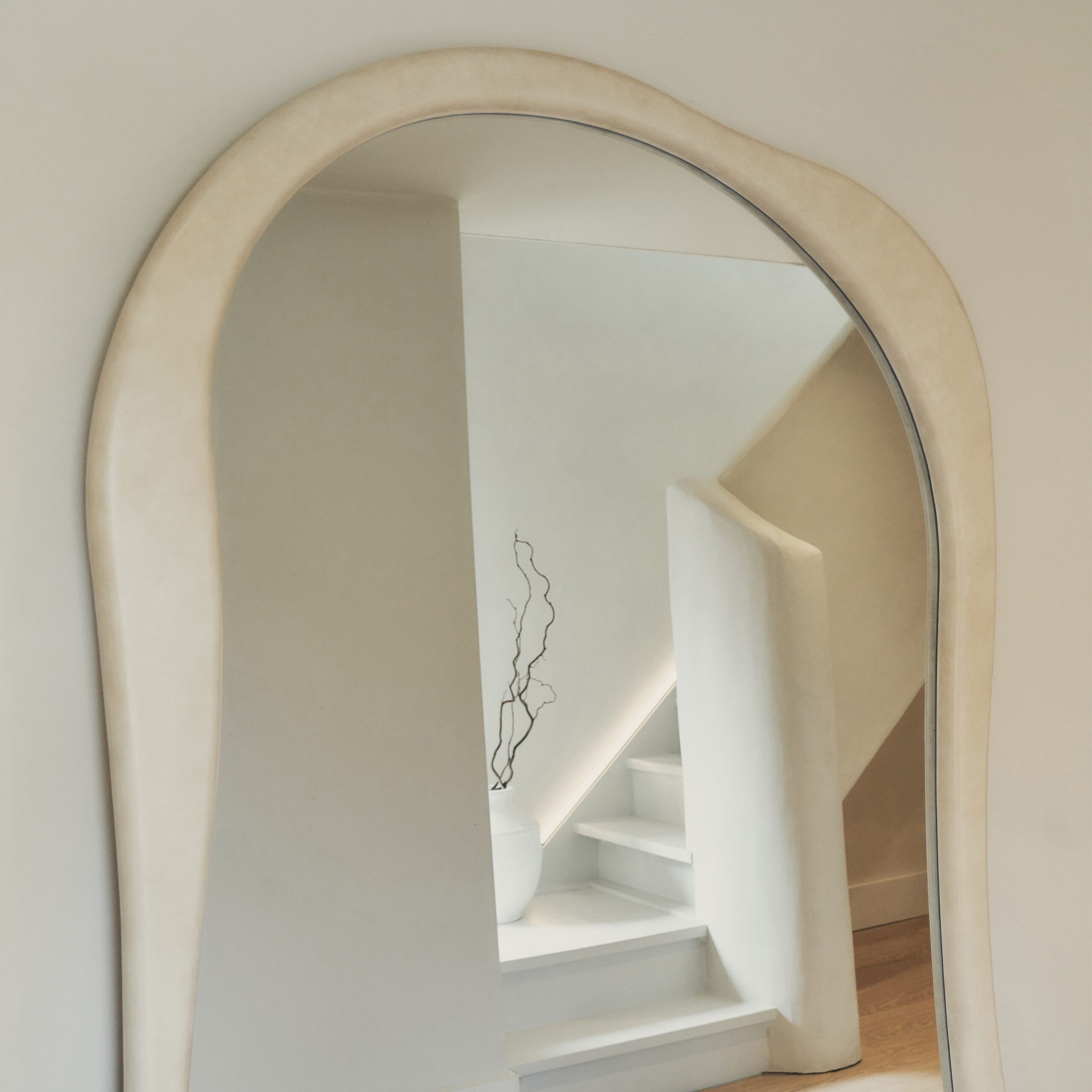 Arcurva - Extra Large Full Length Concrete Irregular Mirror 190cm x 120cm - Image 3