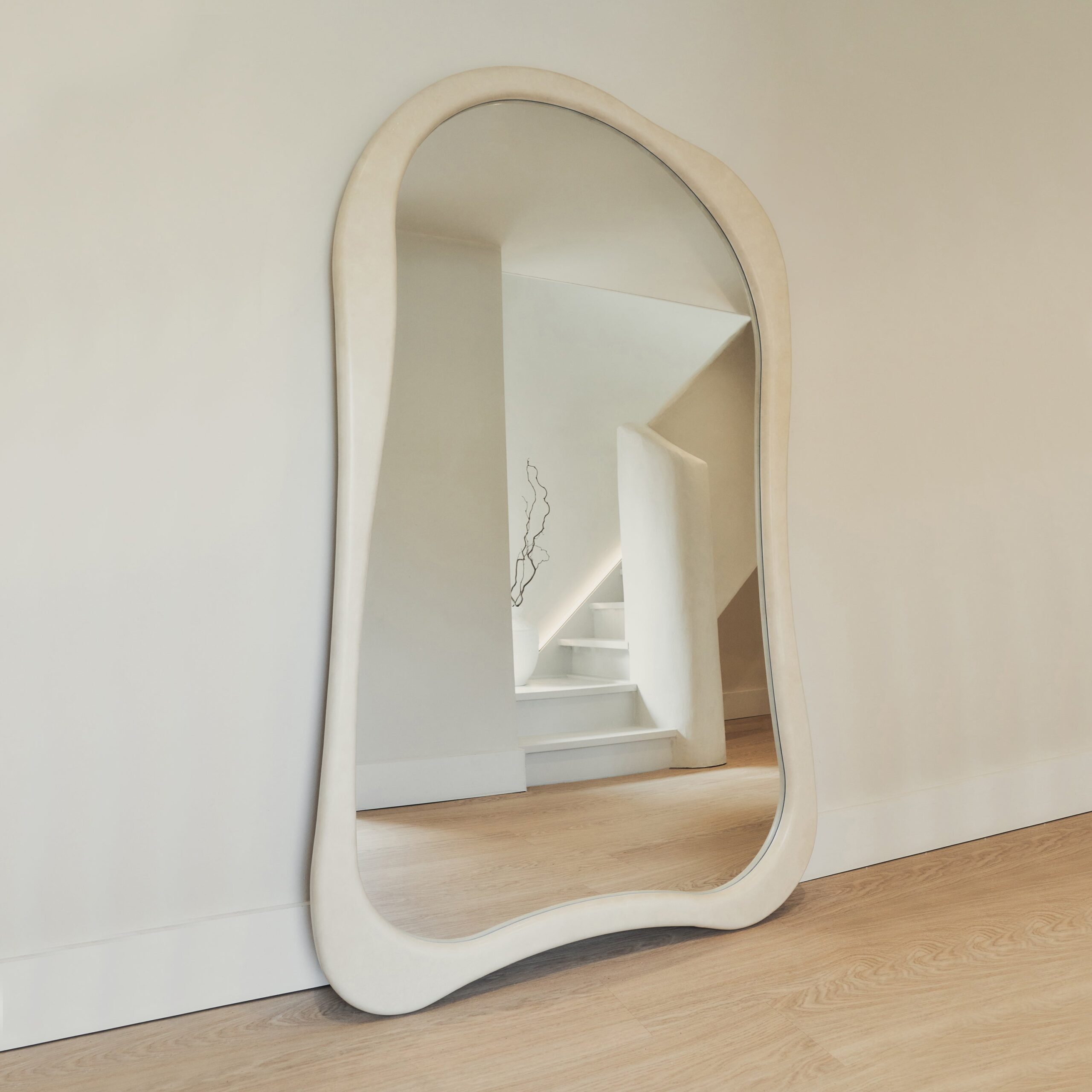 Arcurva - Extra Large Full Length Concrete Irregular Mirror 190cm x 120cm - Image 2