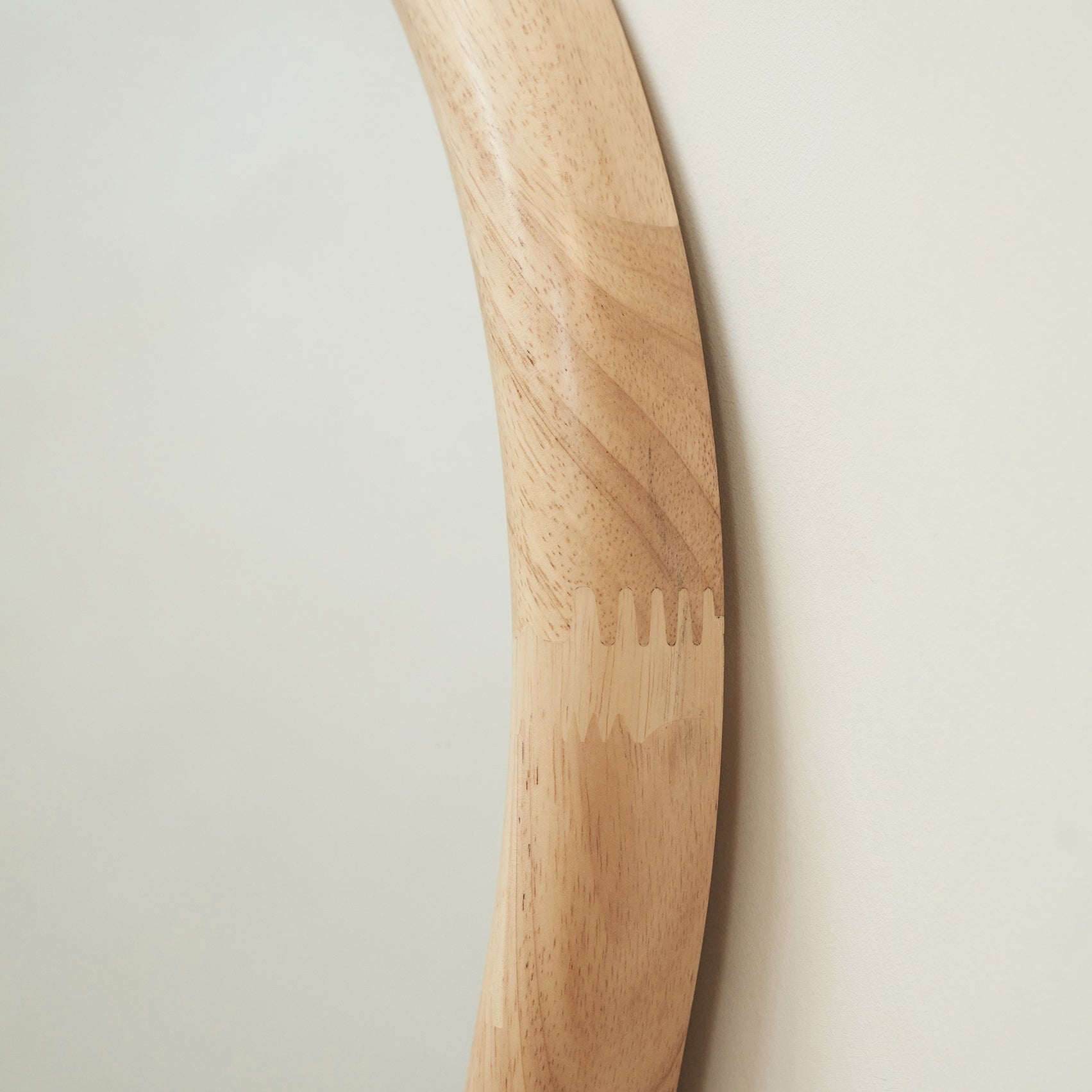 Aaliyah - Extra Large Full Length Light Wood Irregular Mirror 180cm x 110cm - Image 5