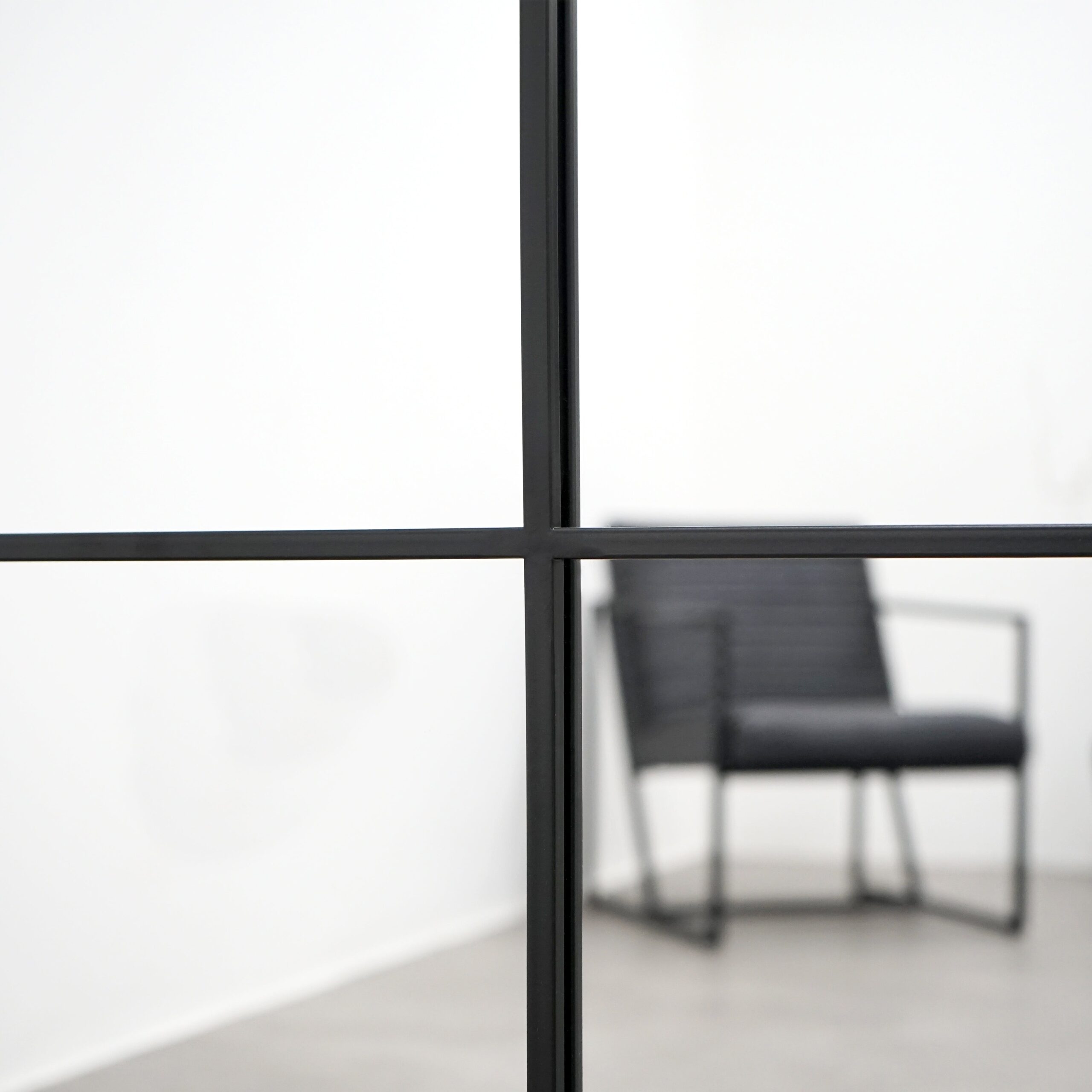Brooklyn - Full Length Extra Large Black Metal Mirror 210cm x 120cm - Image 7