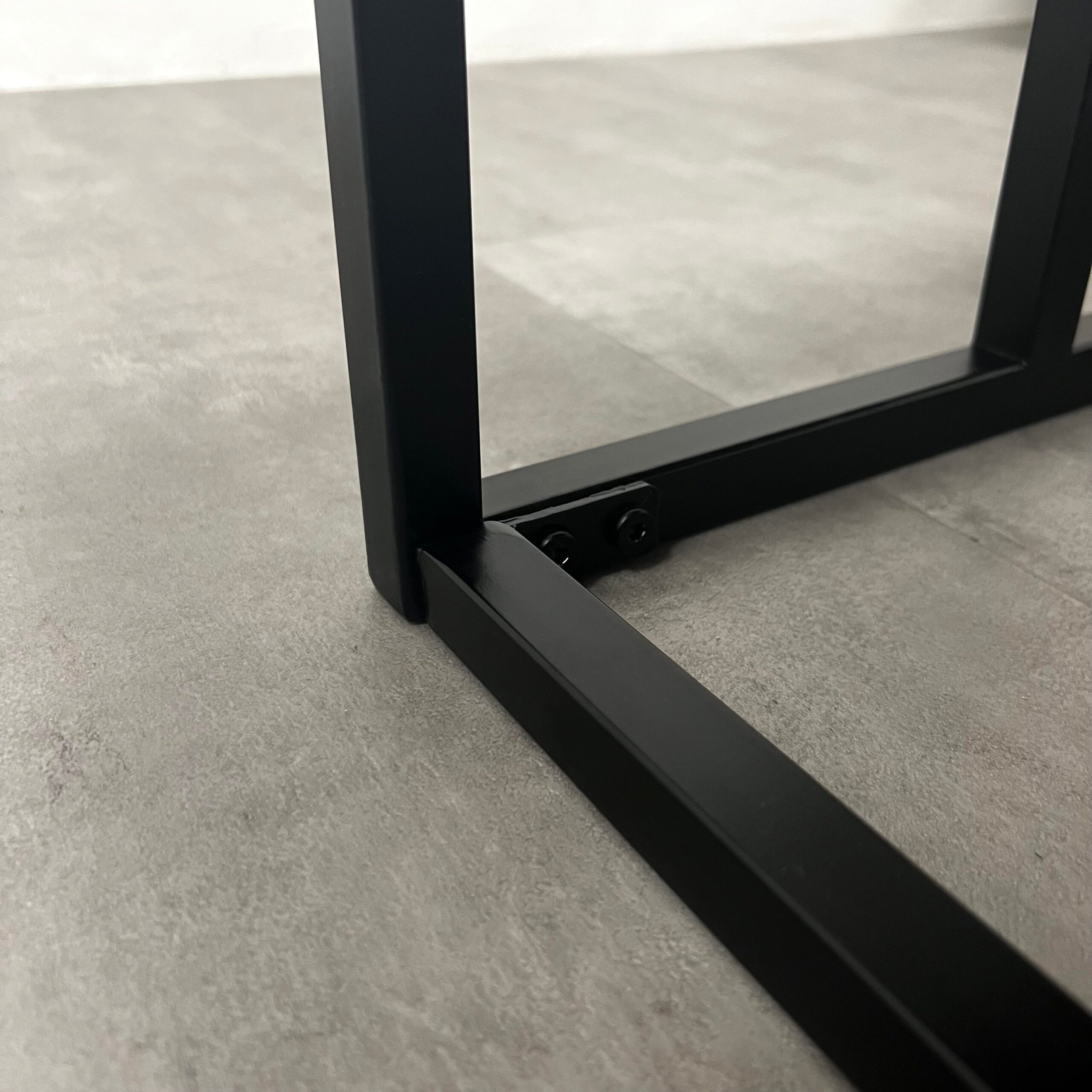 Brooklyn - Black Modern Large Rectangle Tinted Mirrored Coffee Table - Image 6