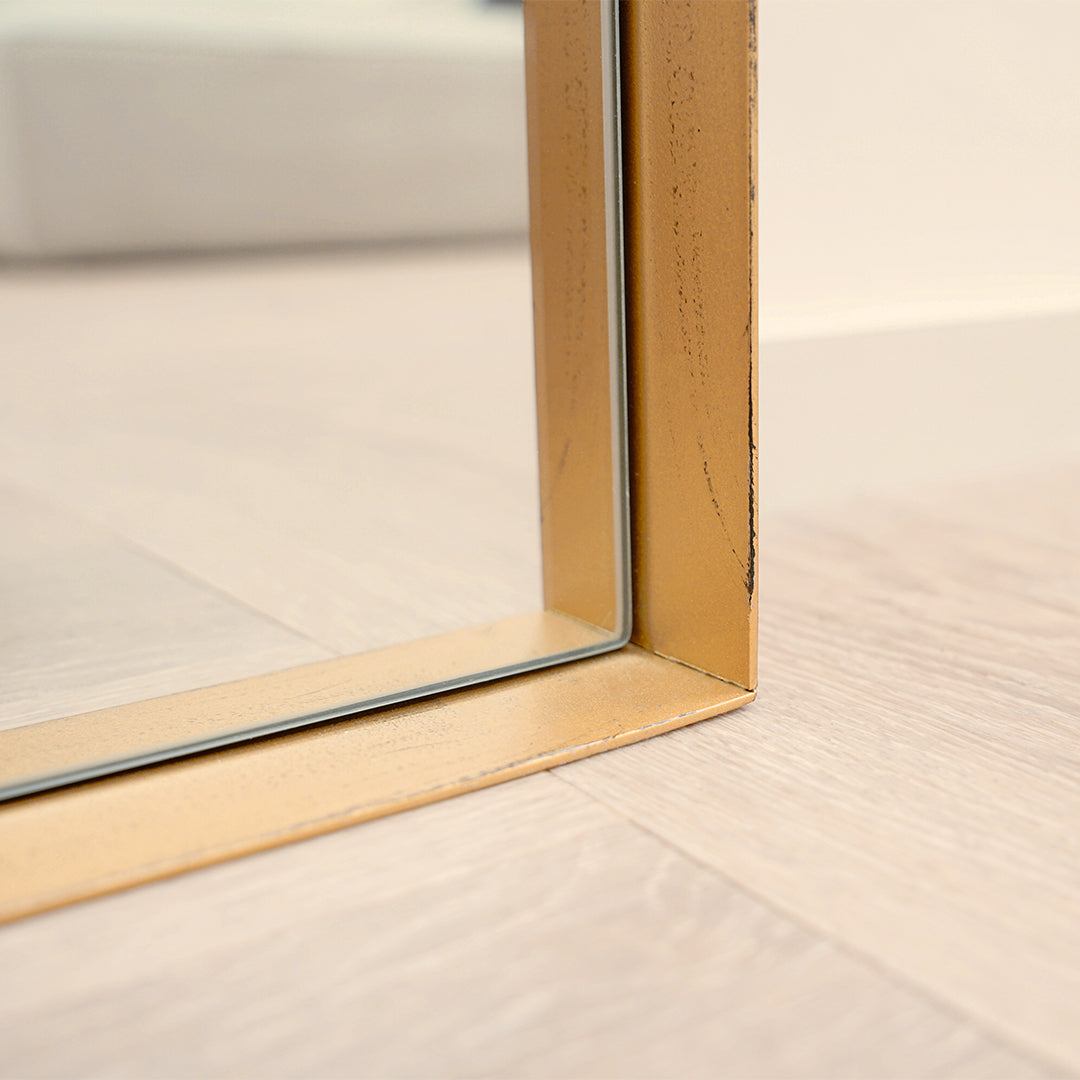 Arcus - Full Length Arched Gold Extra Large Metal Mirror 200cm x 90cm - Image 5