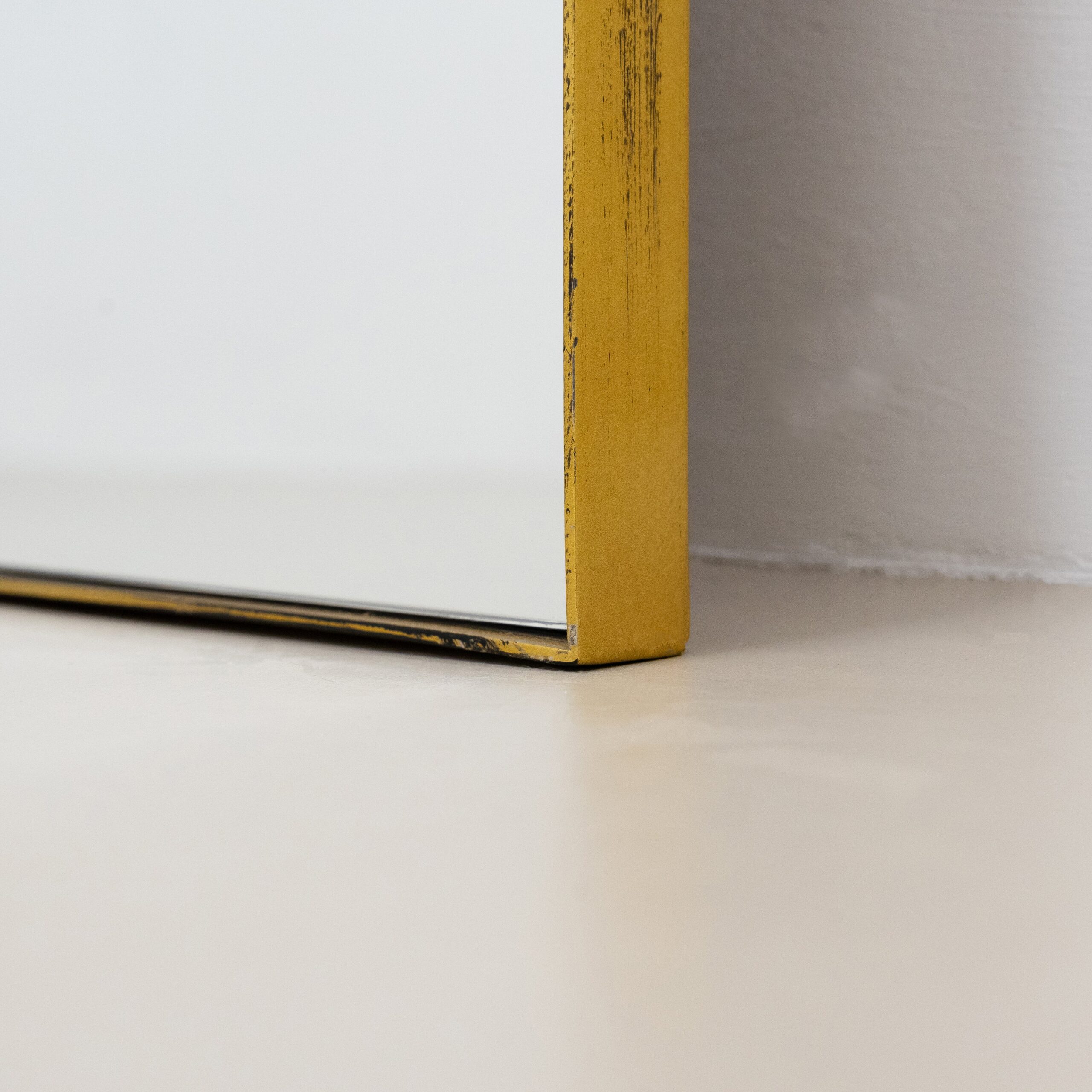 Theo - Full Length Gold Rectangular Large Metal Mirror 179cm x 80cm - Image 3