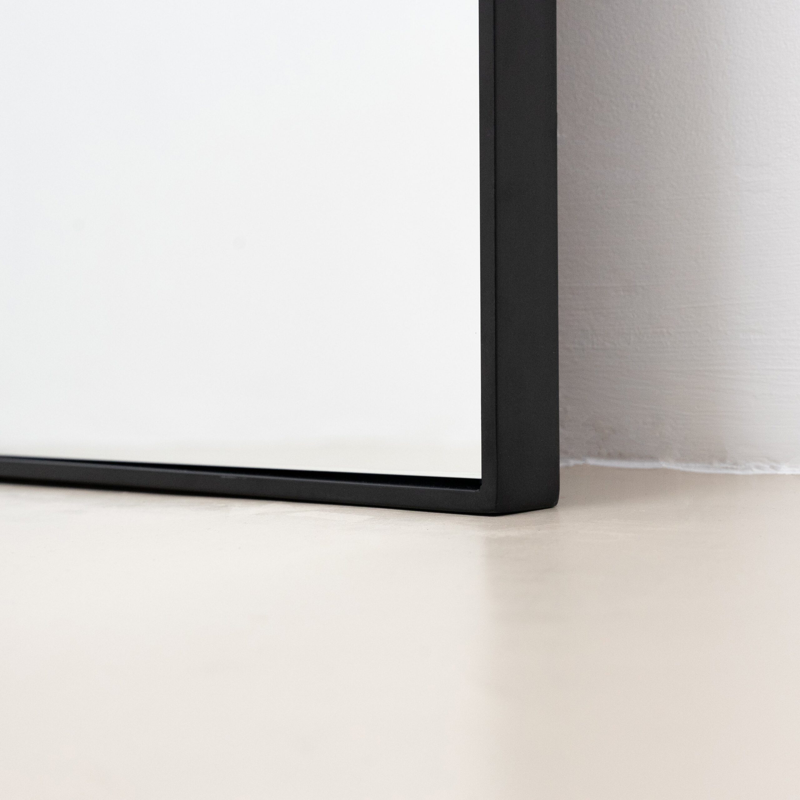Theo - Full Length Black Extra Large Metal Mirror 200cm x 100cm - Image 4