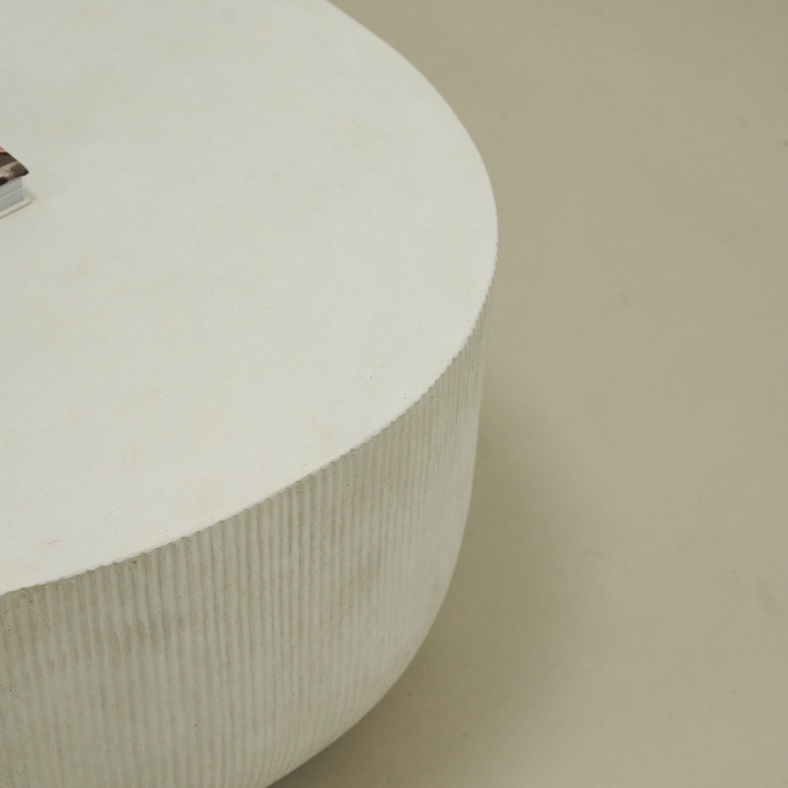 Leonardo - Minimal Concrete Irregular Shaped Coffee Table Large - Image 15