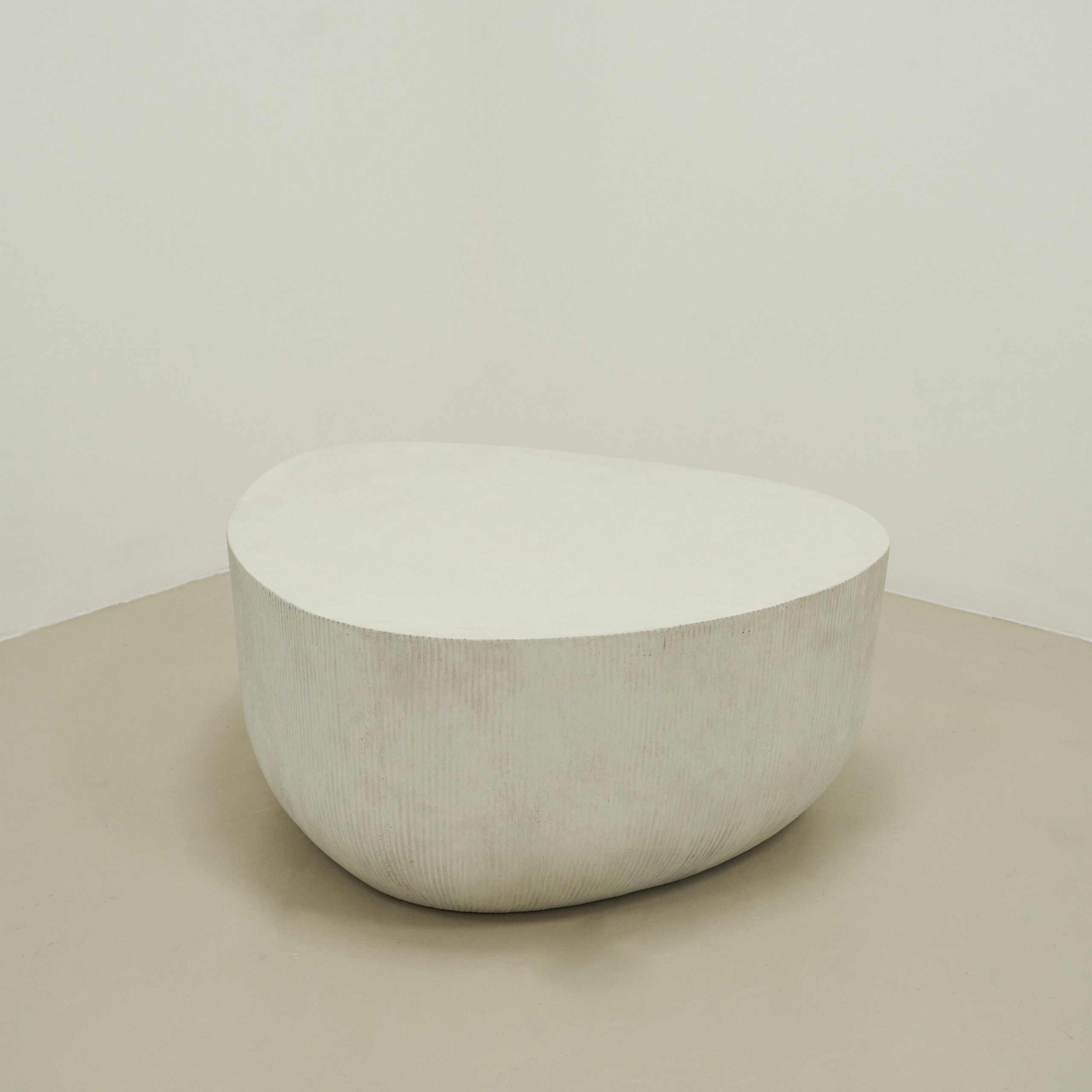Leonardo - Minimal Concrete Irregular Shaped Coffee Table Large - Image 13