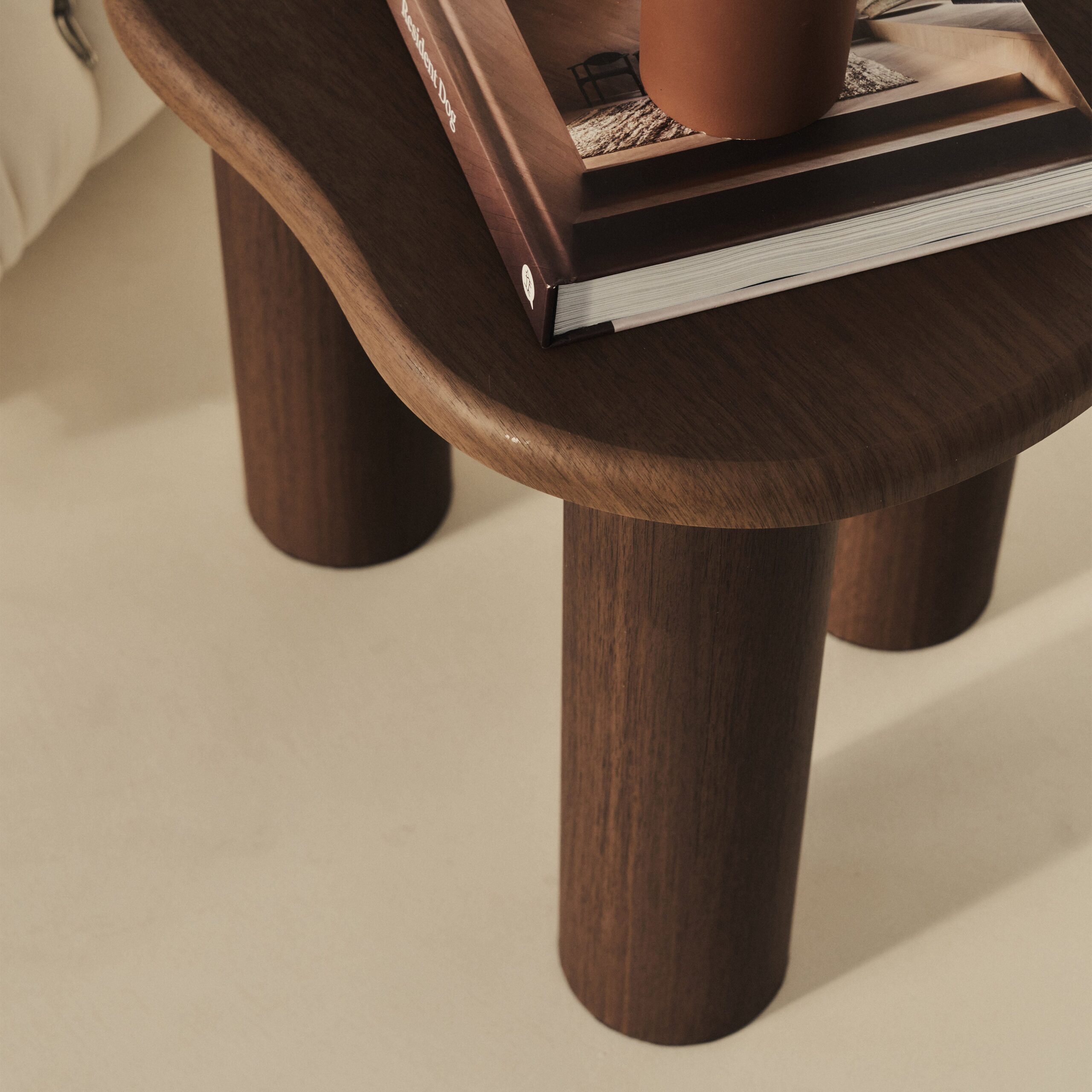 Savanna - Dark Wood Irregular Wooden Side Table - Image 8