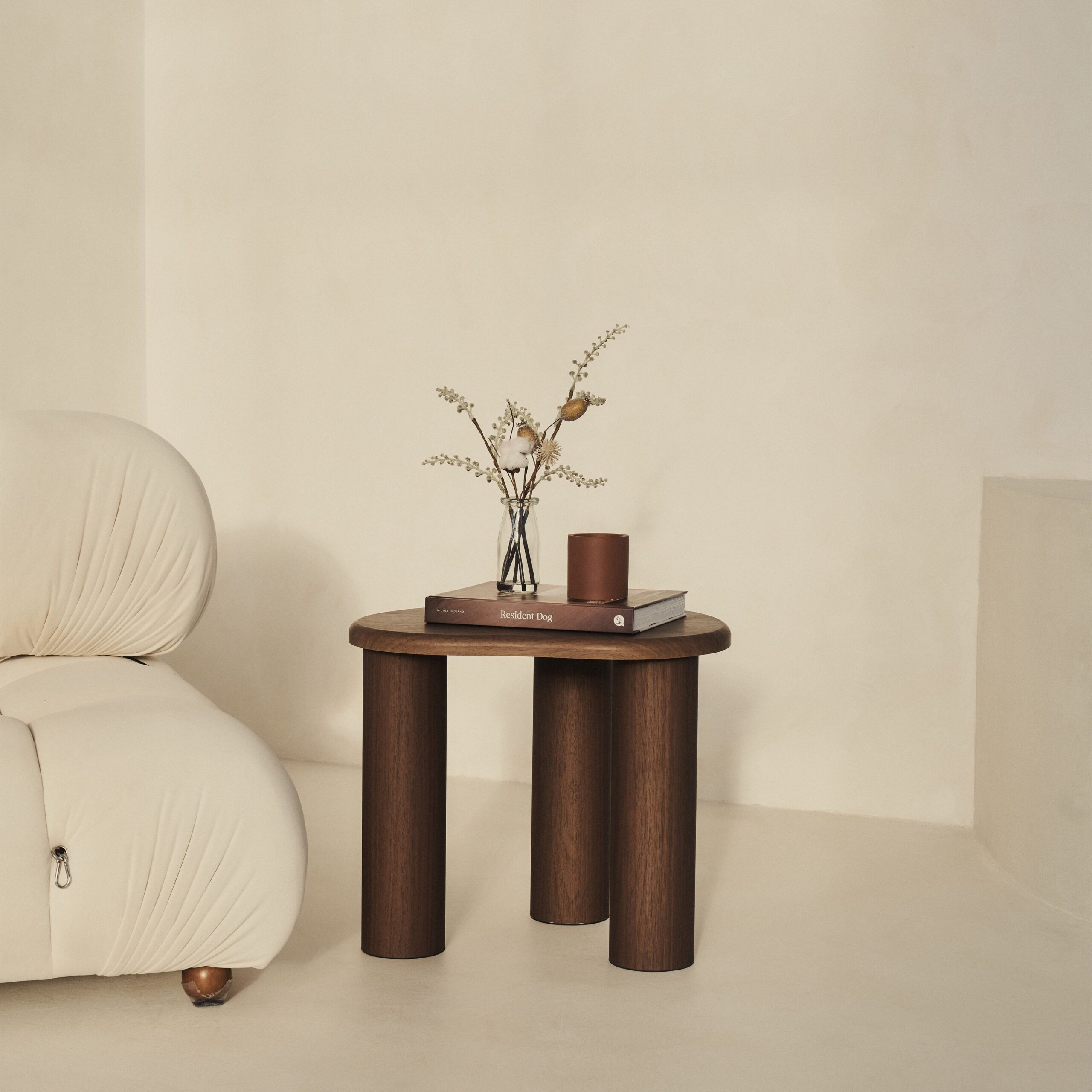 Savanna - Dark Wood Irregular Wooden Side Table - Image 7