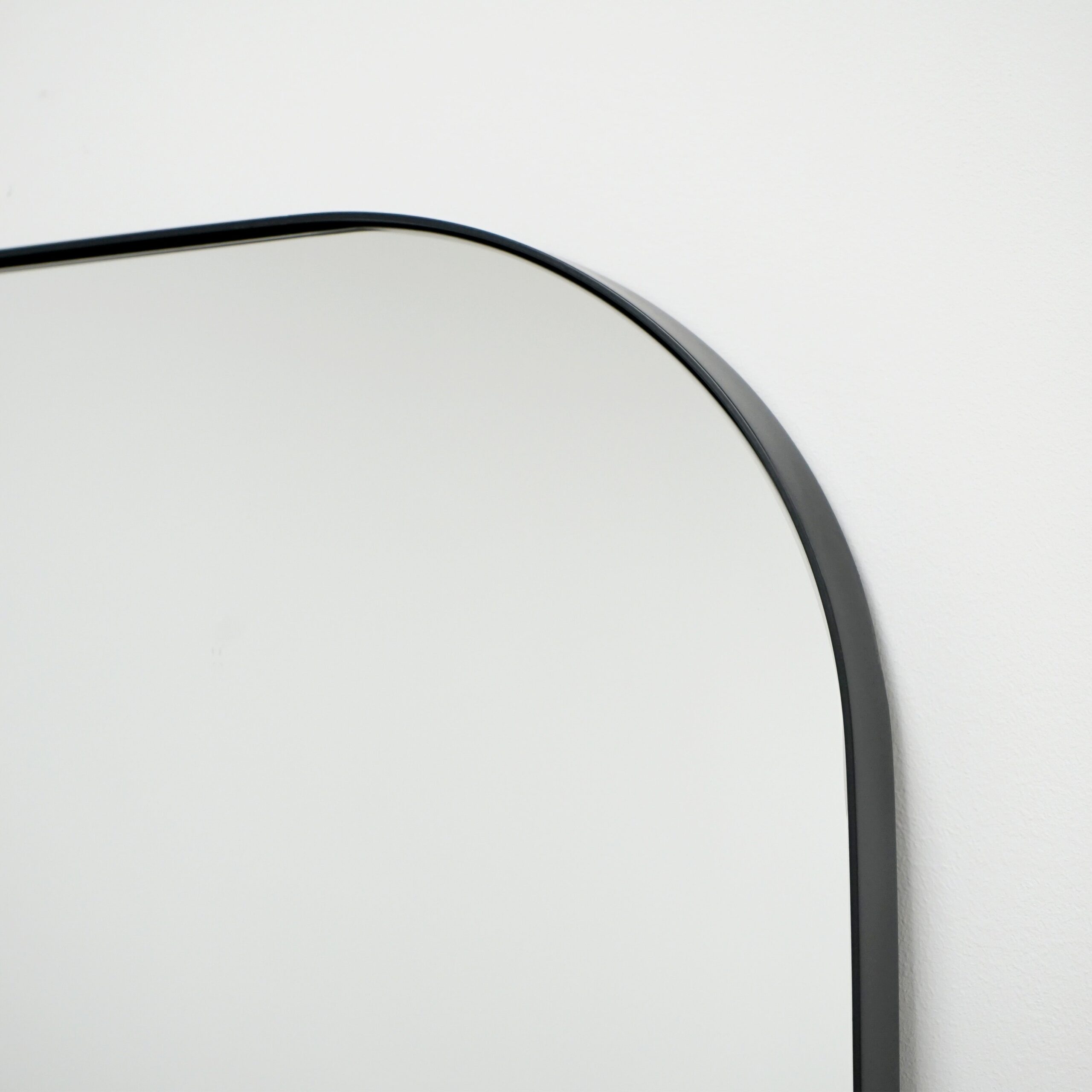 Theo - Full Length Black Curved Metal Extra Large Mirror 200cm x 120cm - Image 6