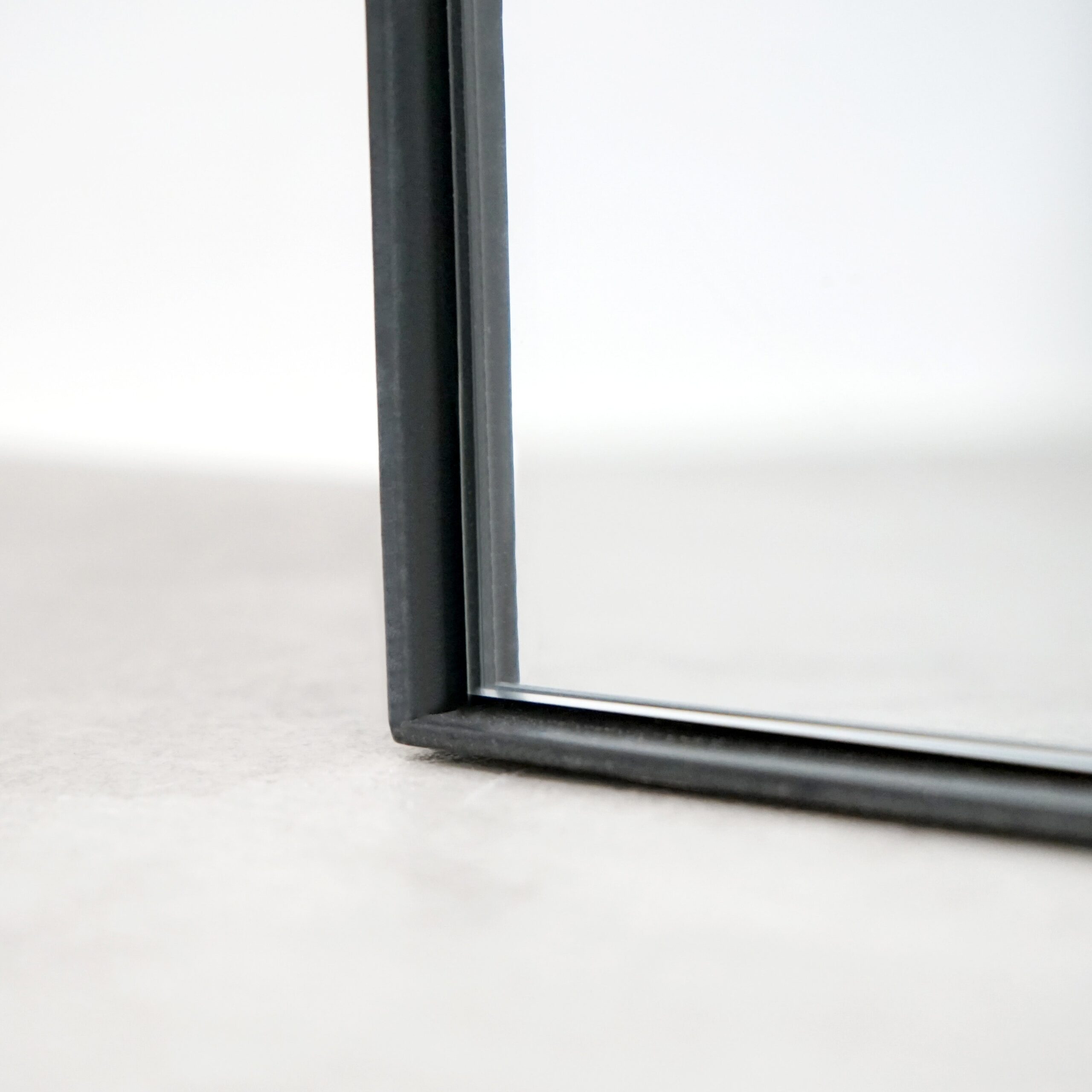 Theo - Full Length Black Curved Metal Extra Large Mirror 200cm x 120cm - Image 5
