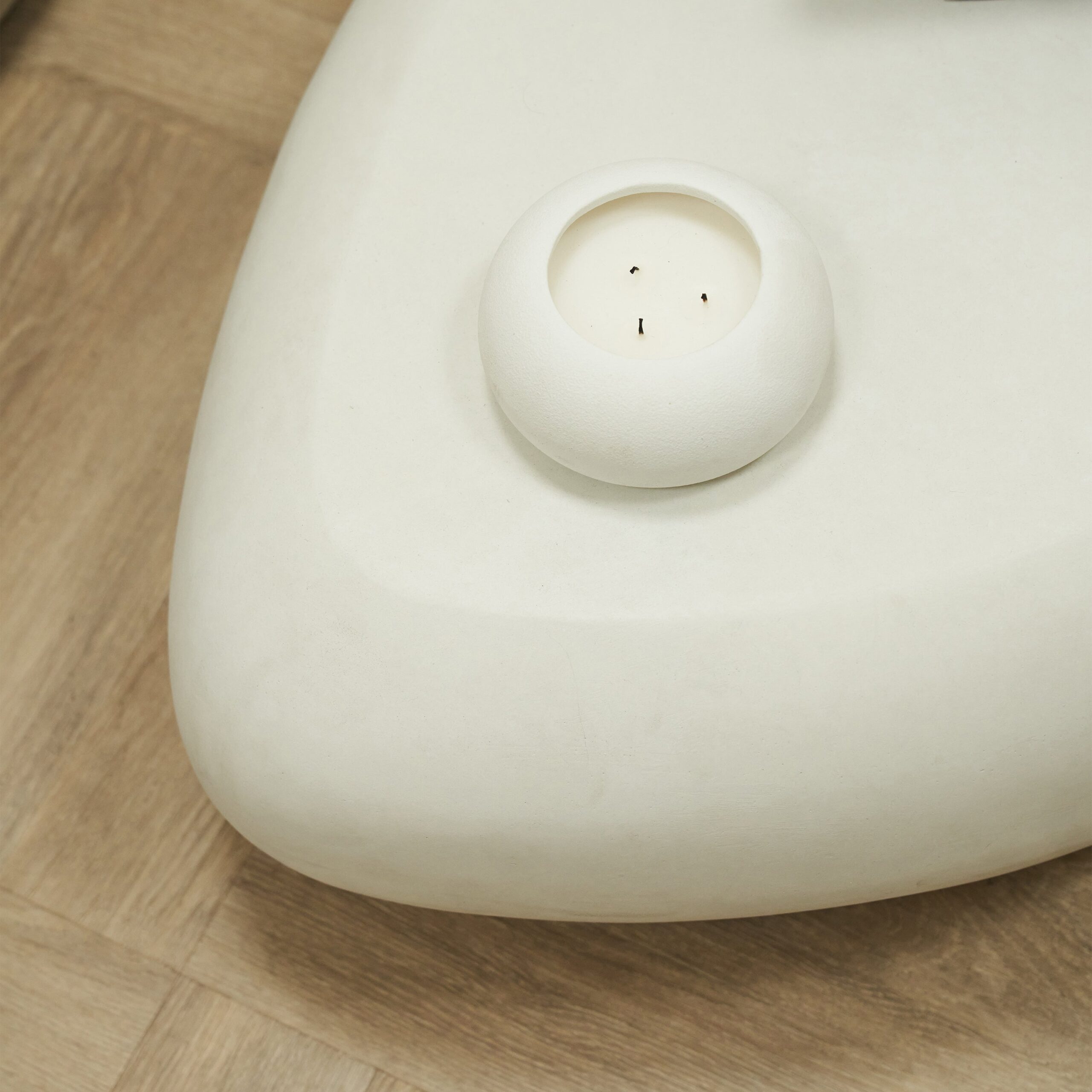 Zola - Minimal Concrete Pebble Coffee Table Extra Large - Image 7