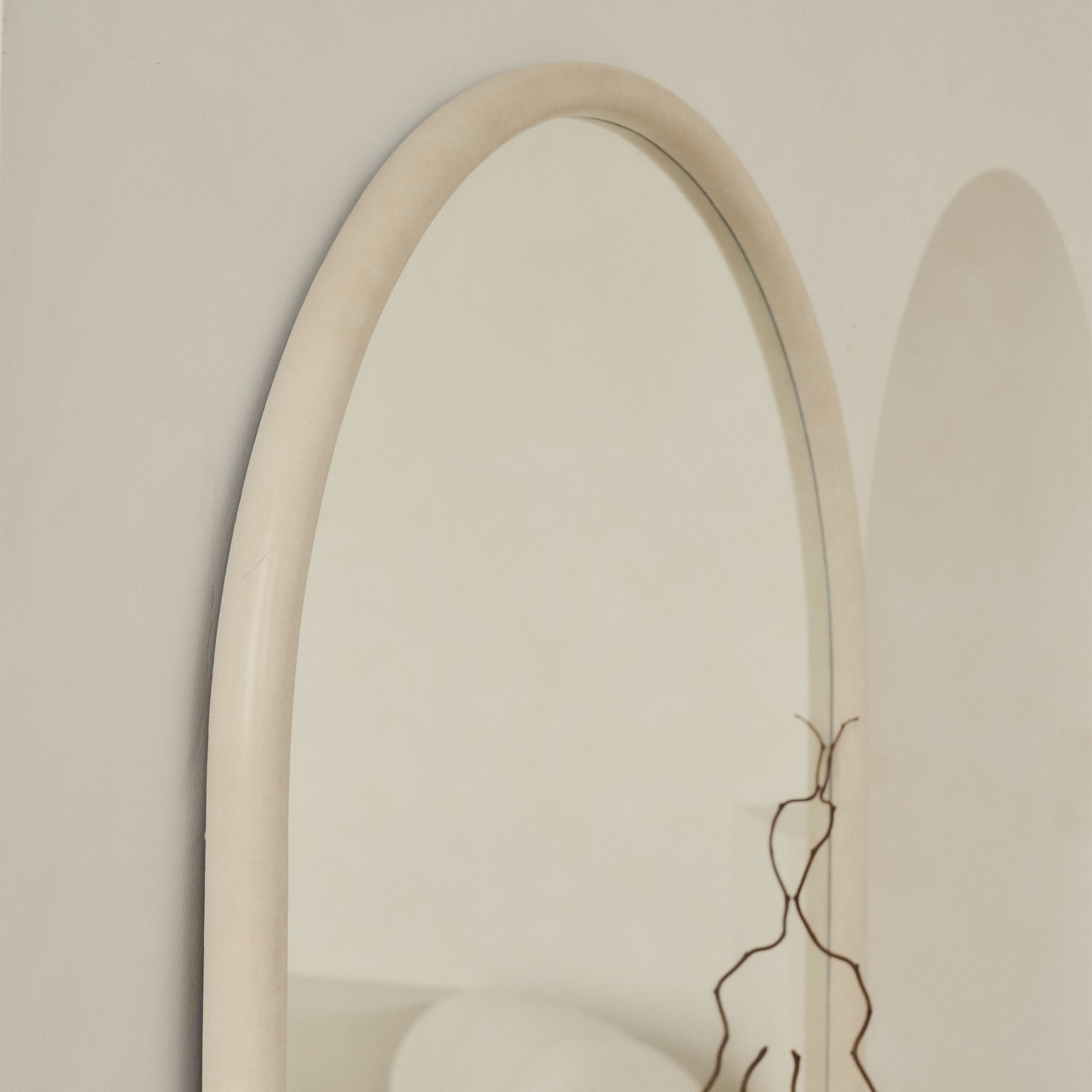 Amora - Extra Large Full Length Arched Concrete Mirror 190cm x 100cm - Image 7