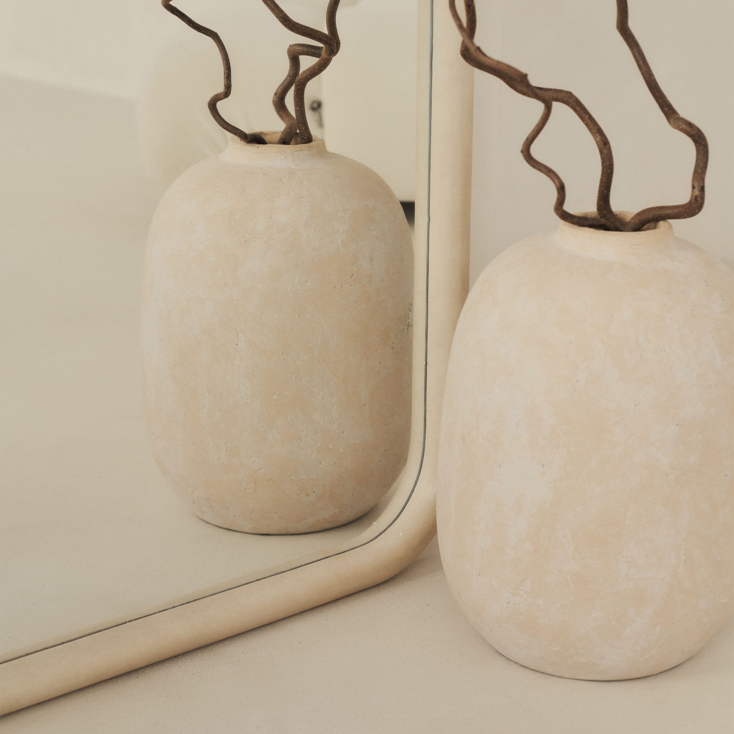 Amora - Extra Large Full Length Arched Concrete Mirror 190cm x 100cm - Image 6