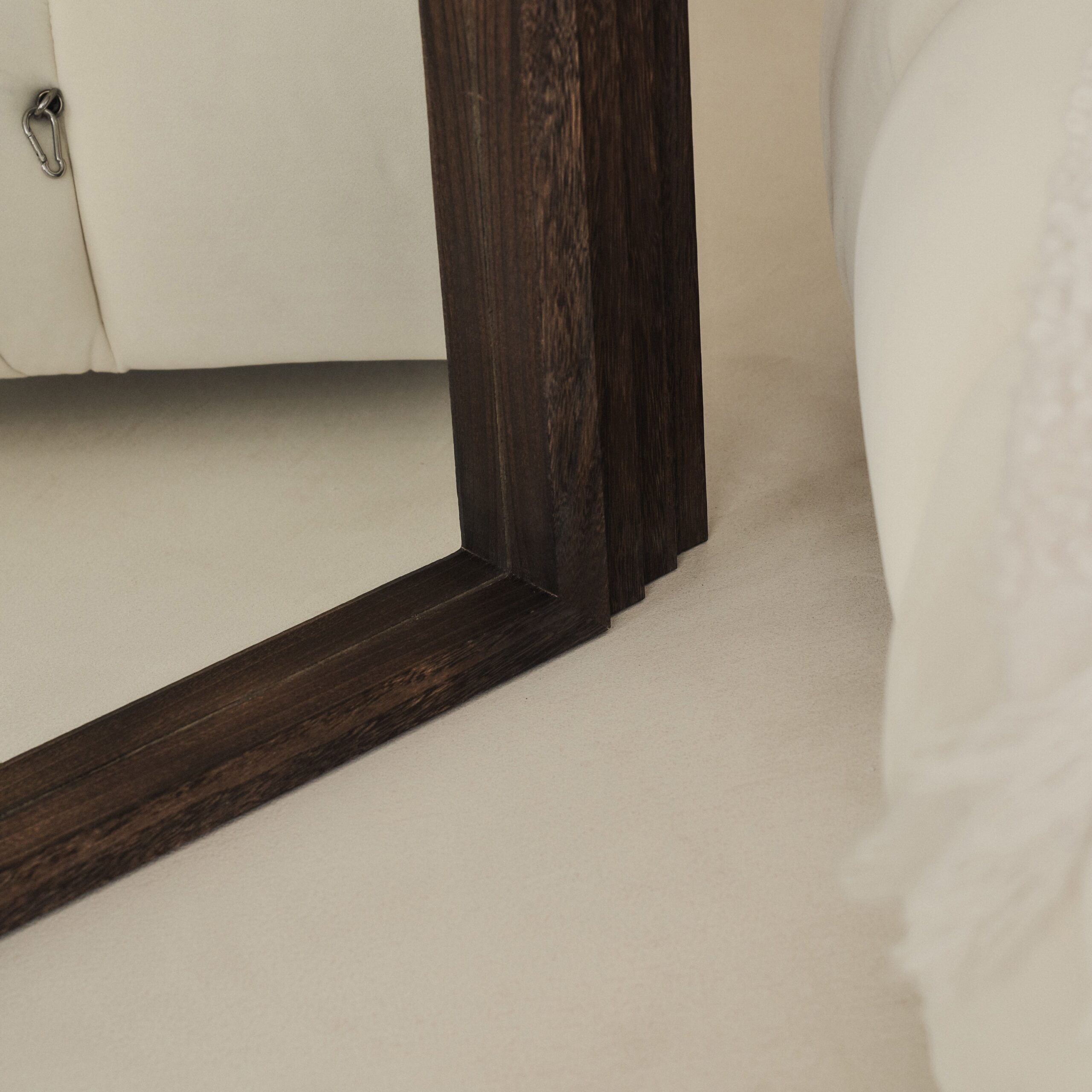 Luciana - Full Length Arched Charred Wood Mirror 180cm x 110cm - Image 7
