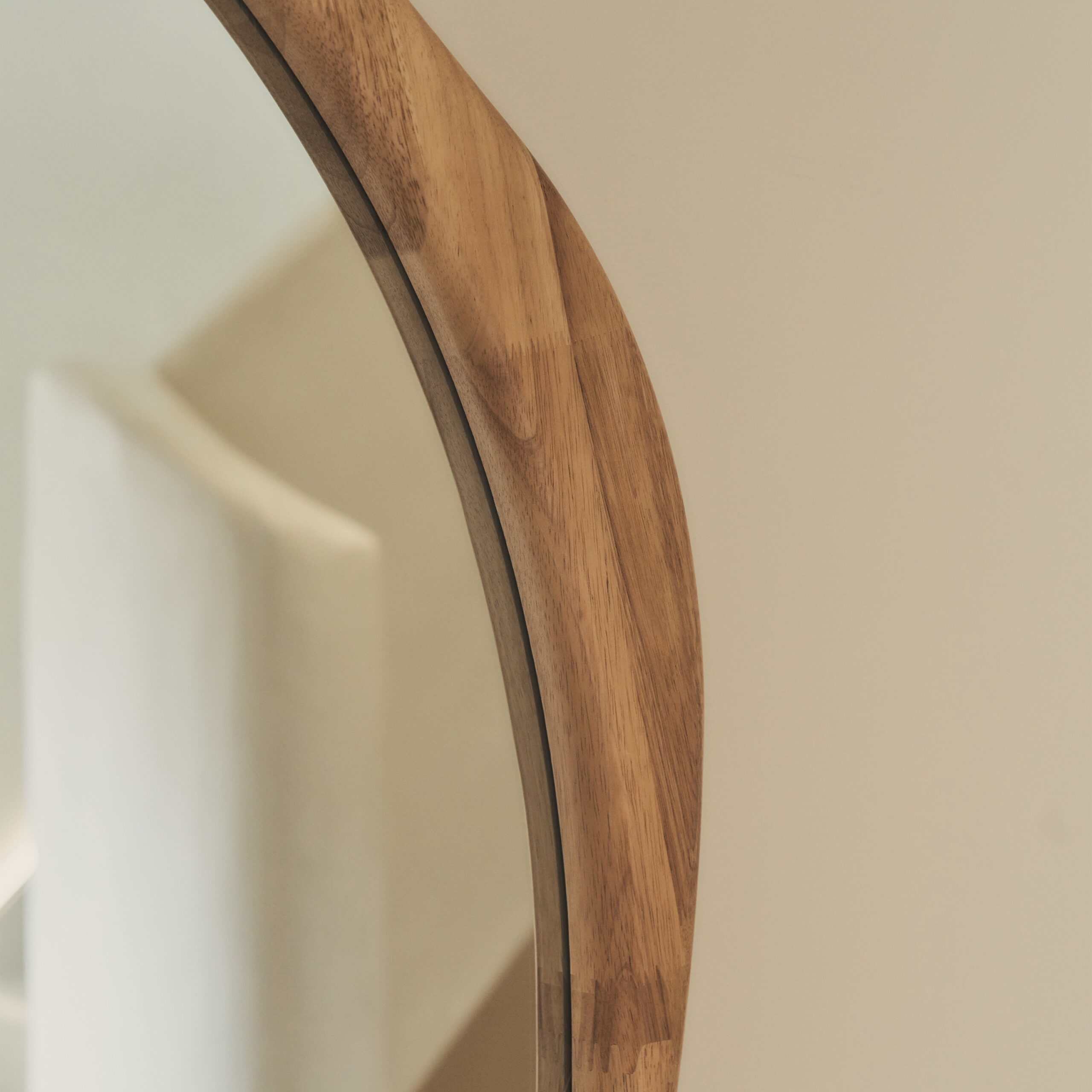 Arcurva - Extra Large Full Length Light Wood Irregular Mirror 190cm x 120cm - Image 11
