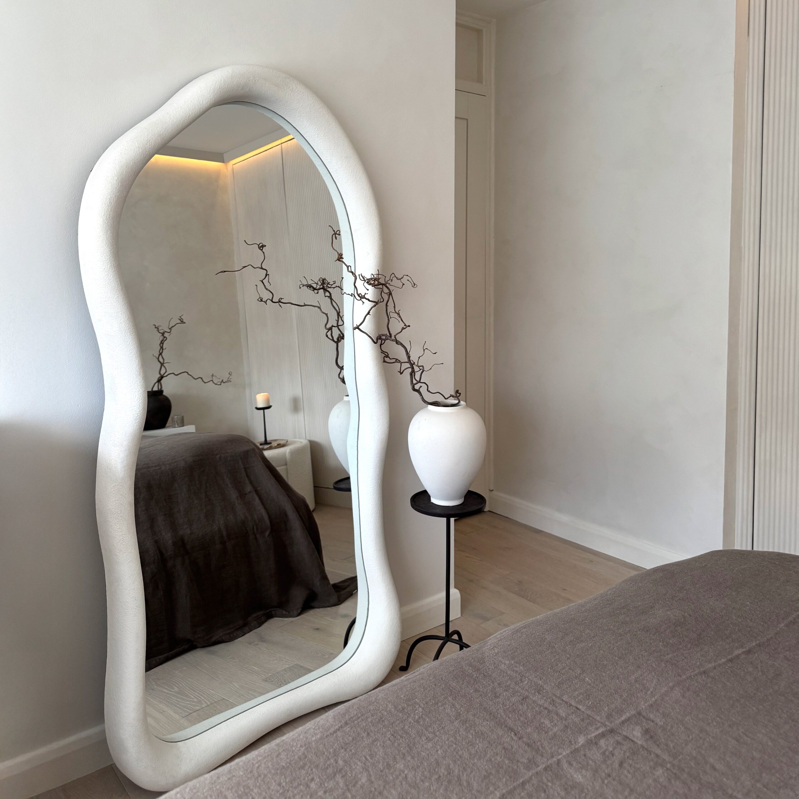 Wabi-Sabi - Large Full Length Concrete Irregular Mirror 170cm x 80cm - Image 6